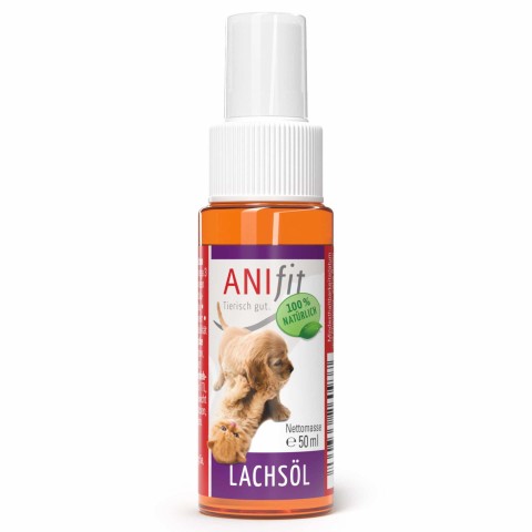 Cat Dog B.A.R.F. Supplements Salmon Oil (Lachsöl) 50 ml 1 Piece -1- Anifit